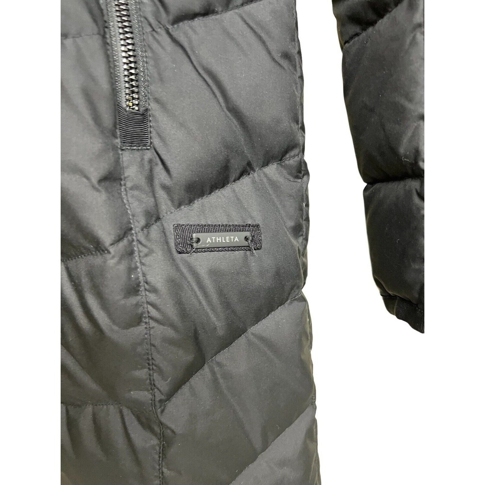 Athleta Responsible Down-ieville Jacket Black Women’s Size XS - Picture 6 of 9